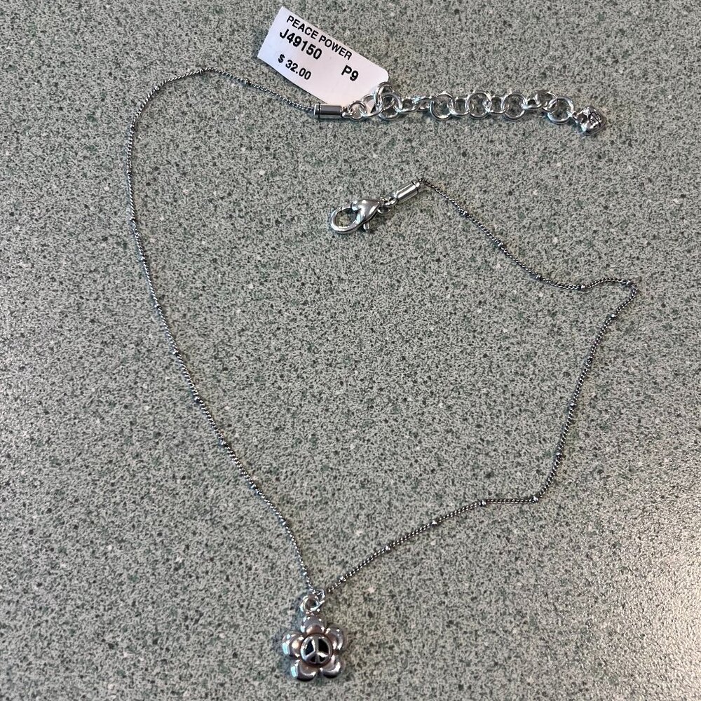 Brighton Jewelry Peace Power Necklace